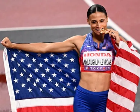 Sydney McLaughlin-Levrone clocks quickest women’s 400m in four decades to secure gold medal