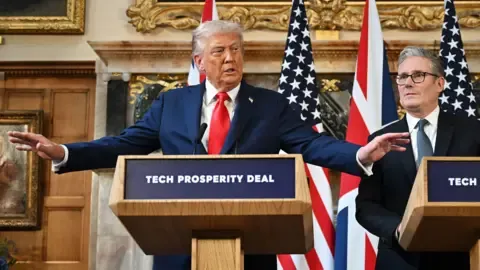 Donald Trump Suggests Starmer Might Employ Military to Manage UK Frontiers
