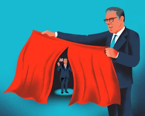It's Come to This: Keir Starmer Currently Serves as Merely the Warm-Up Act for Nigel Farage