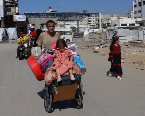 Running from Death to Peril: Gaza Residents Grapple with Dire Choice