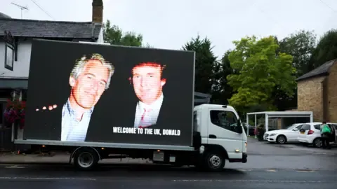 Several Detentions Made After Donald Trump and Epstein Pictures Displayed on Windsor Castle