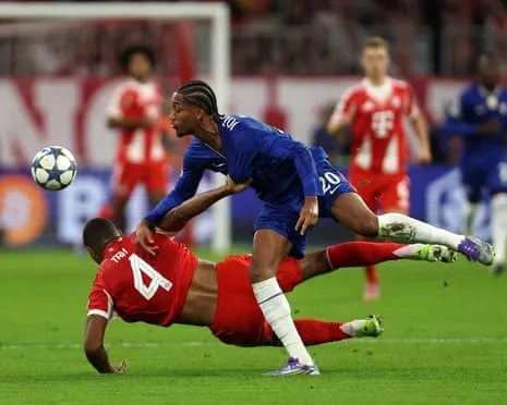 Chelsea's manager fumes when the German giants center-back Jonathan Tah escapes sending-off during Champions League defeat