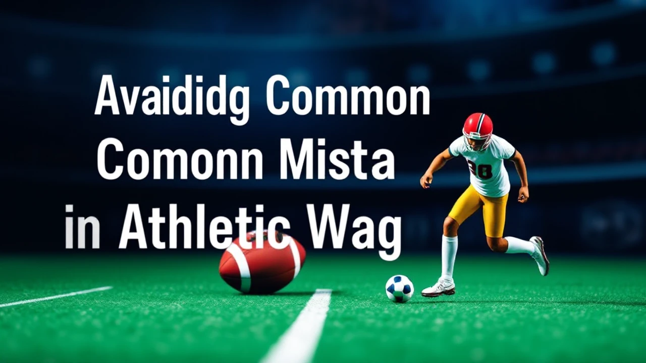 Avoiding Common Mistakes in Athletic Wagering: Tips for Success