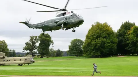 Trump Diverted and Forced to Change Helicopters En Route to Stansted